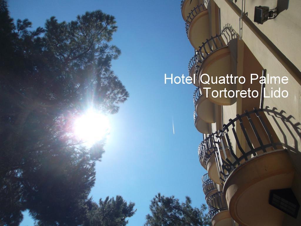 Hotel Quattropalme Tortoreto Bagian luar foto